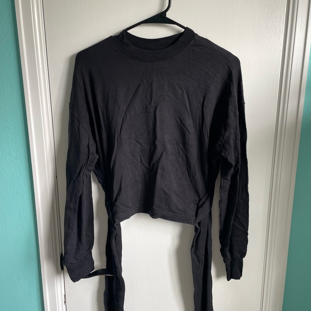 Athleta Black Long Sleeve Women's Top